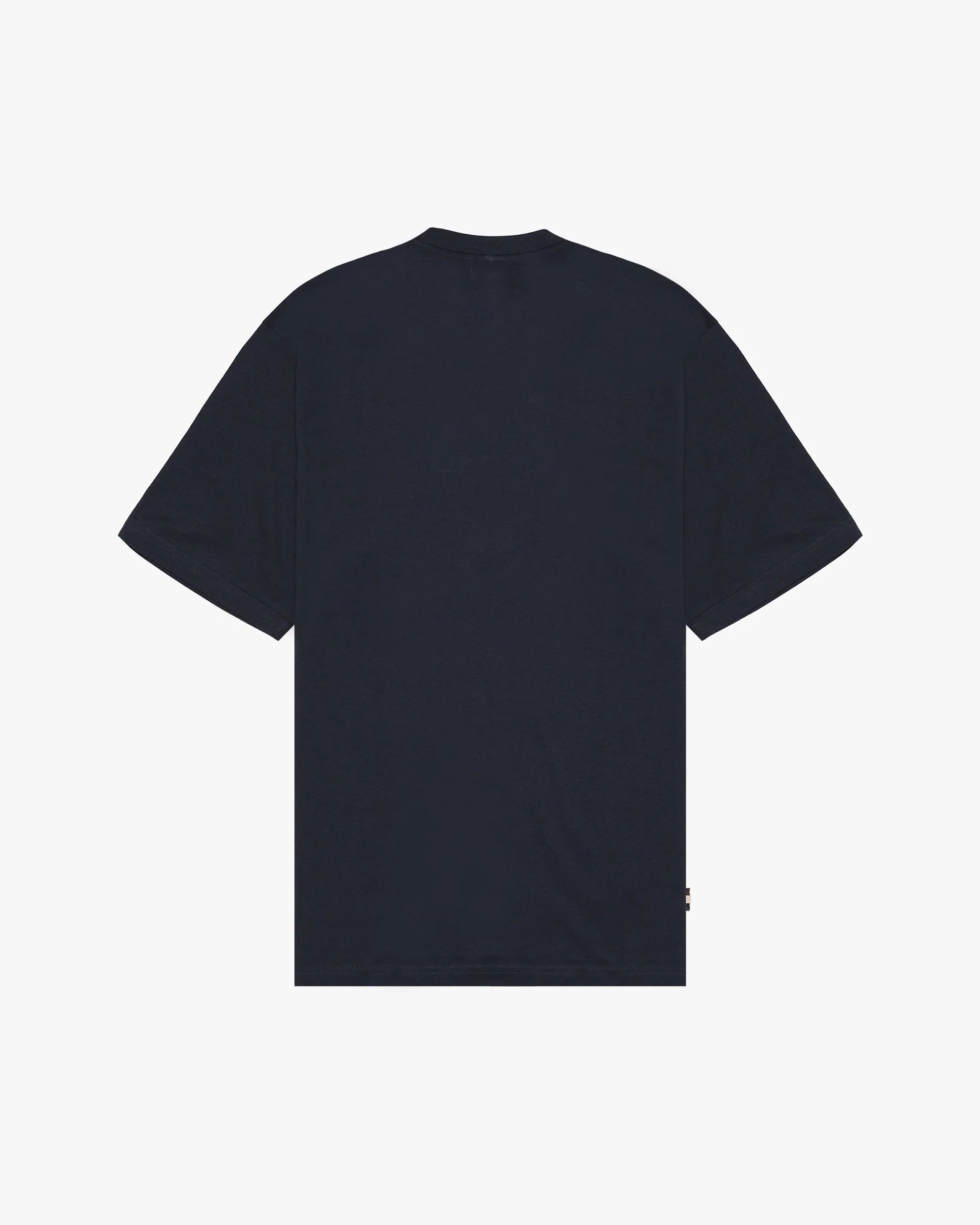 Aquascutum T-Shirt in Cotone Uomo Club Check Pocket Blu Navy