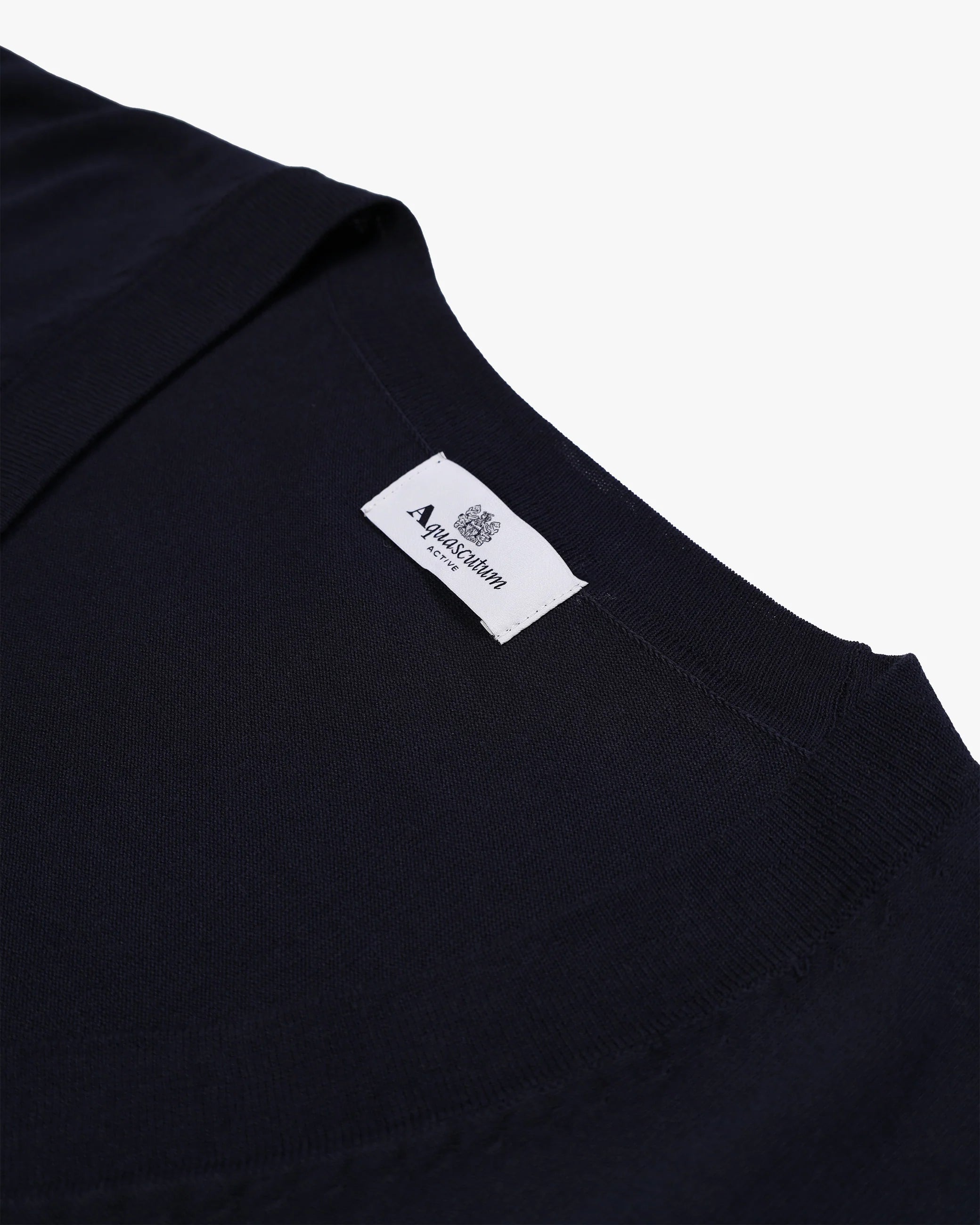 Aquascutum Cardigan in Cotone Uomo Patches Blu Navy