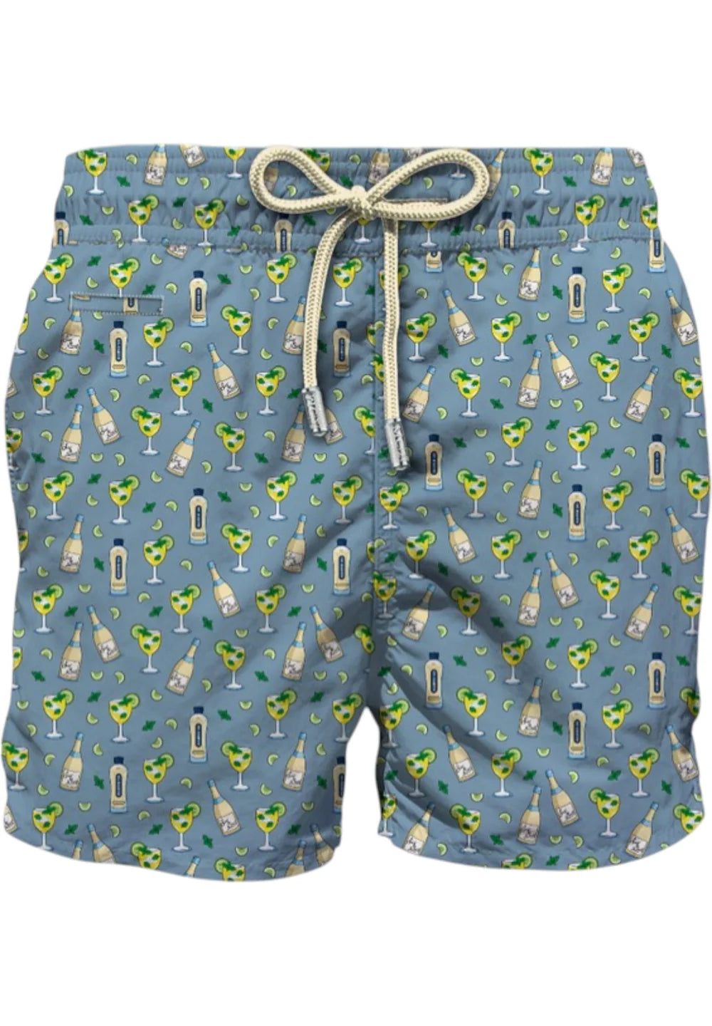 MC2 Saint Barth Costume a Pantaloncino Uomo Lighting Micro Fantasy Hugo Night Celeste