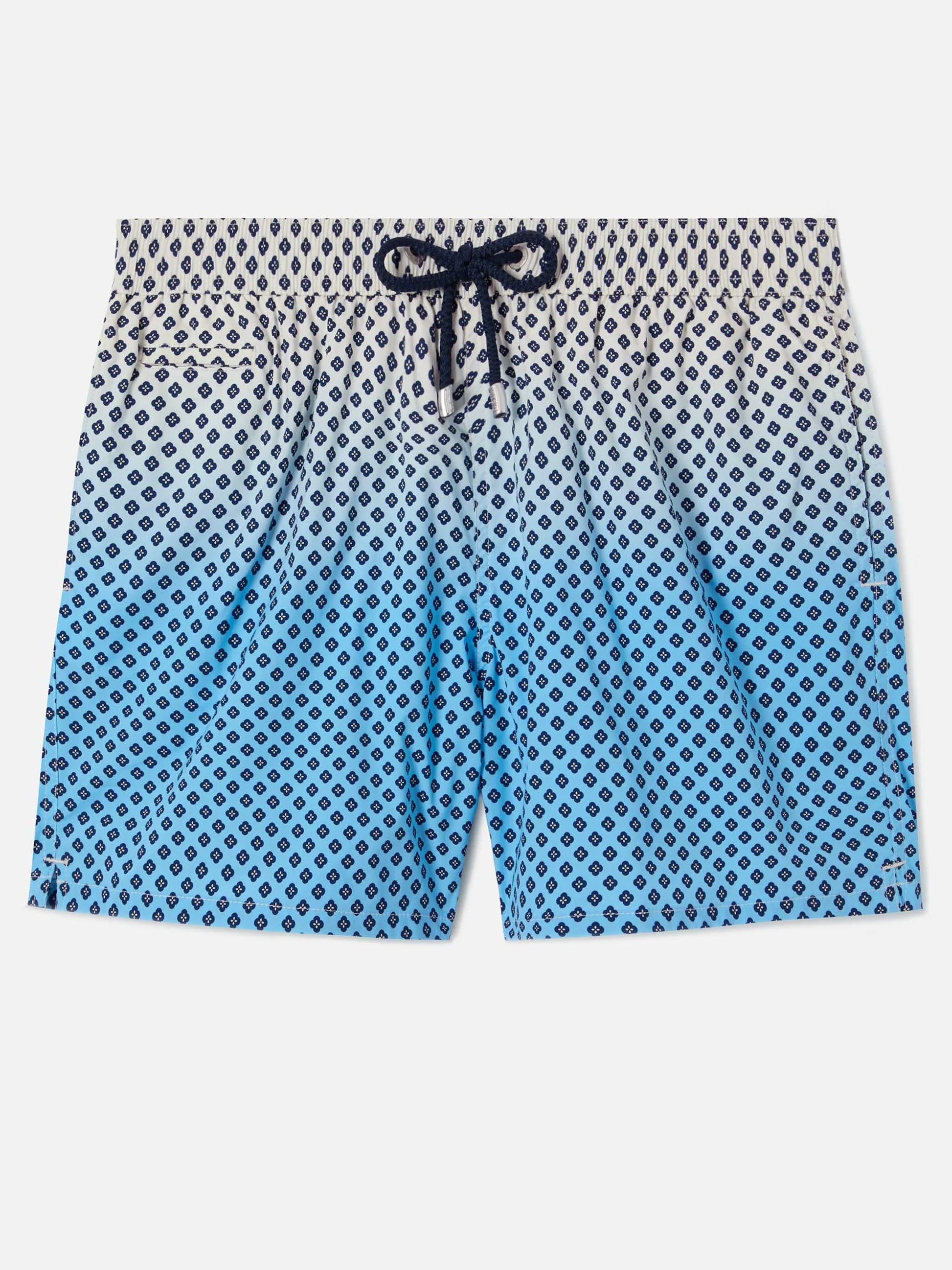 MC2 Saint Barth Costume a Pantaloncino Uomo Lighting Refined Gradient Bianco