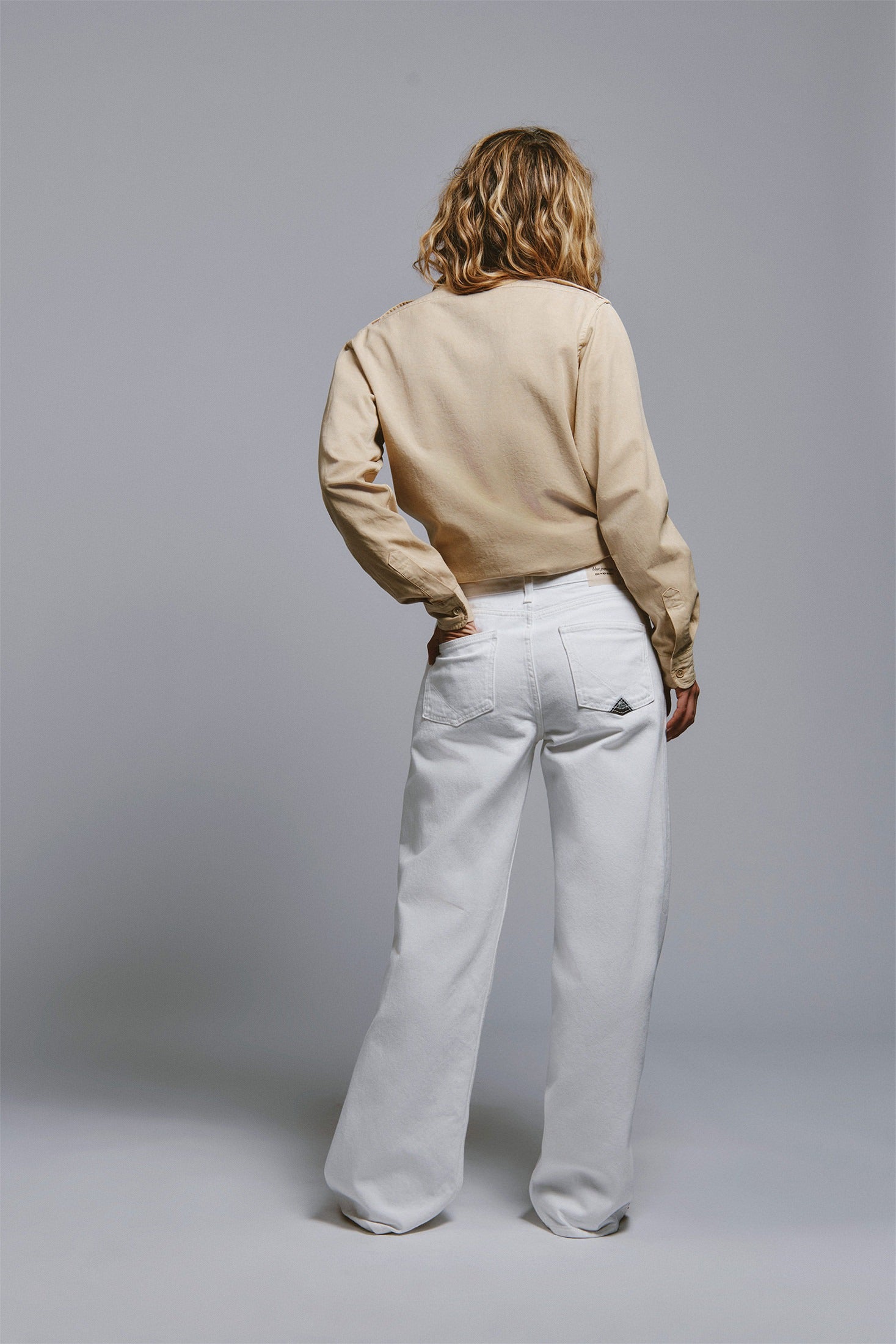 Roy Roger's Jeans Super Wilde Bull Donna Bianco
