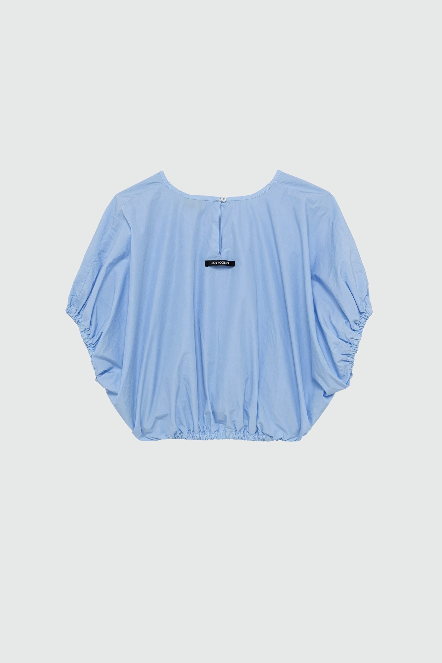 Roy Roger's Camicia in Popeline di Cotone Donna Azzurro