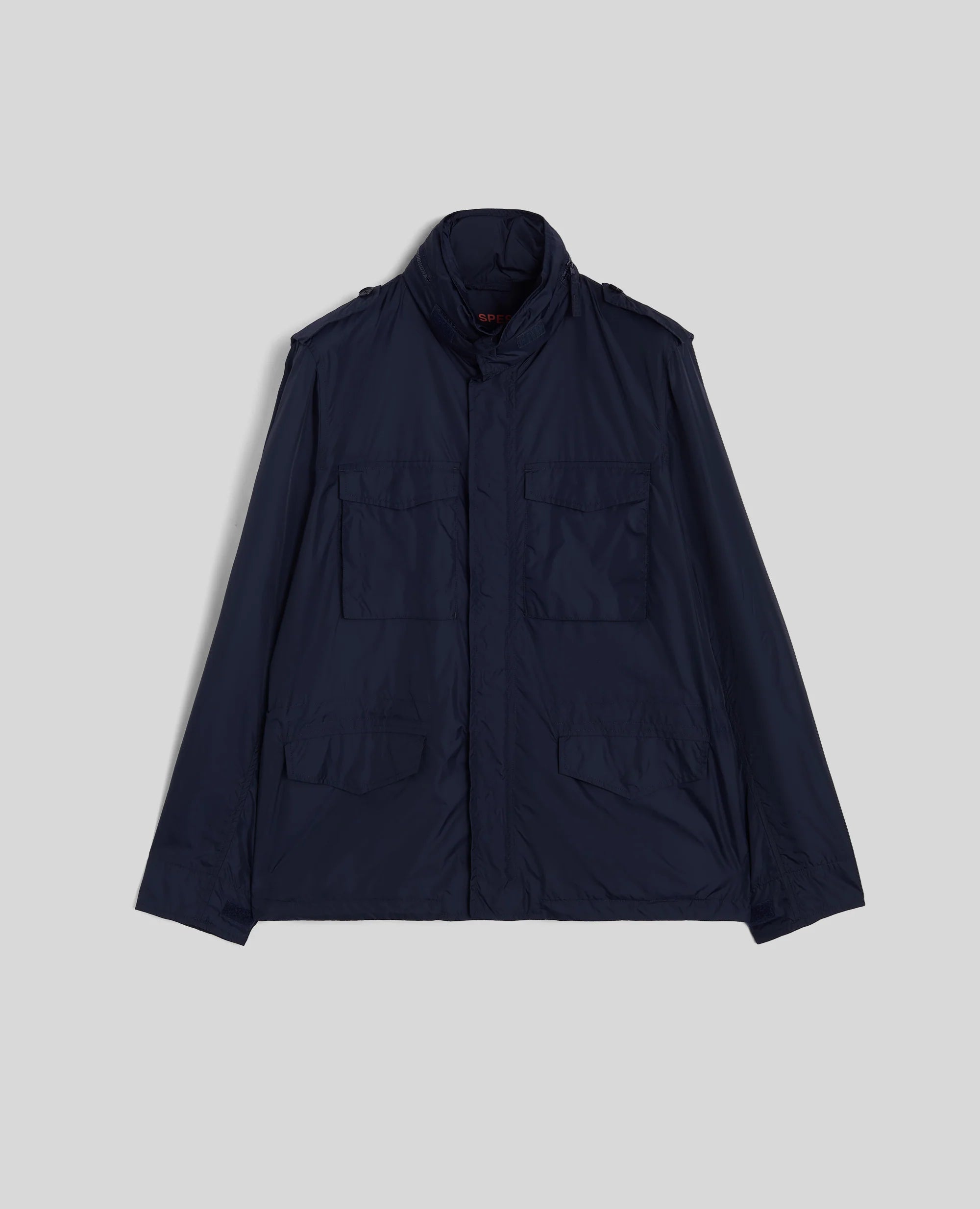 Aspesi Giacca in Misto Cotone Sfoderata Uomo Minifield Cot Blu Navy