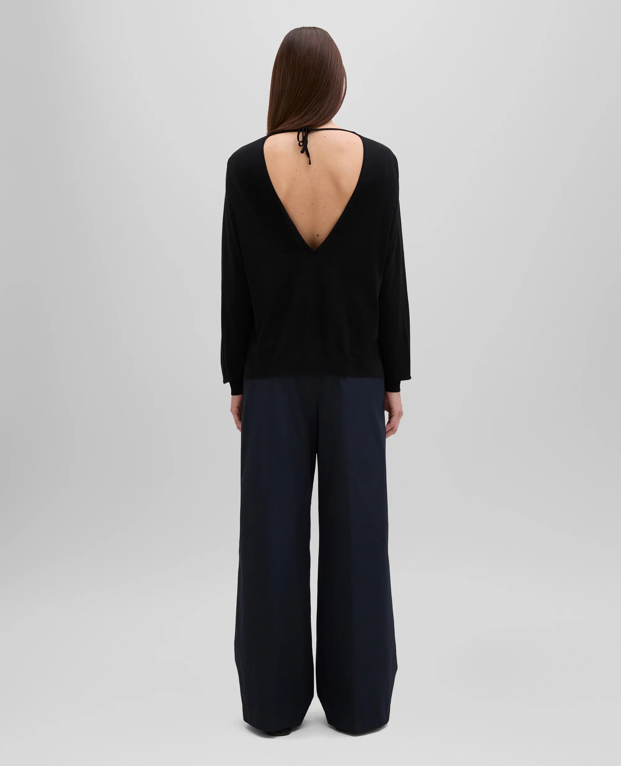 Aspesi Maglia in Cotone Donna 3615 Nero