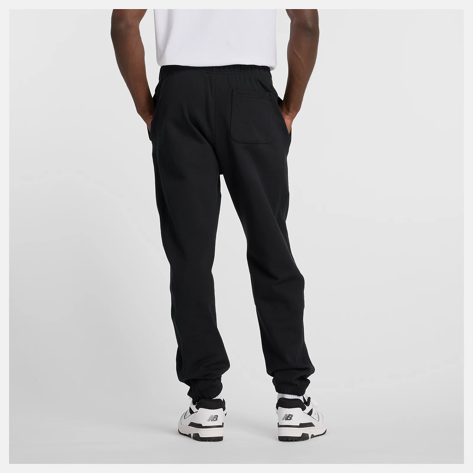 New Balance Pantalone Athletics French Terry Jogger Uomo Nero