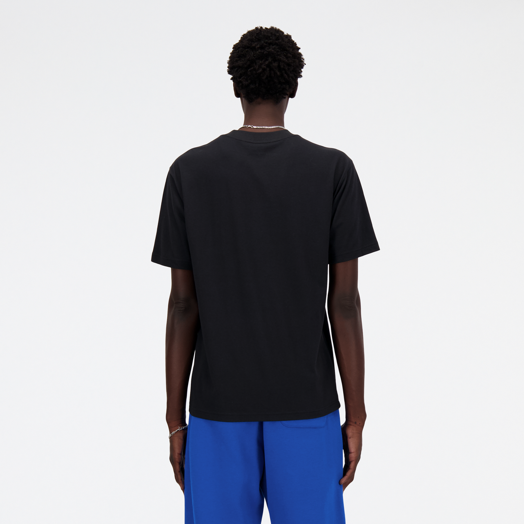 New Balance T-Shirt in Cotone Uomo Small Logo Nero