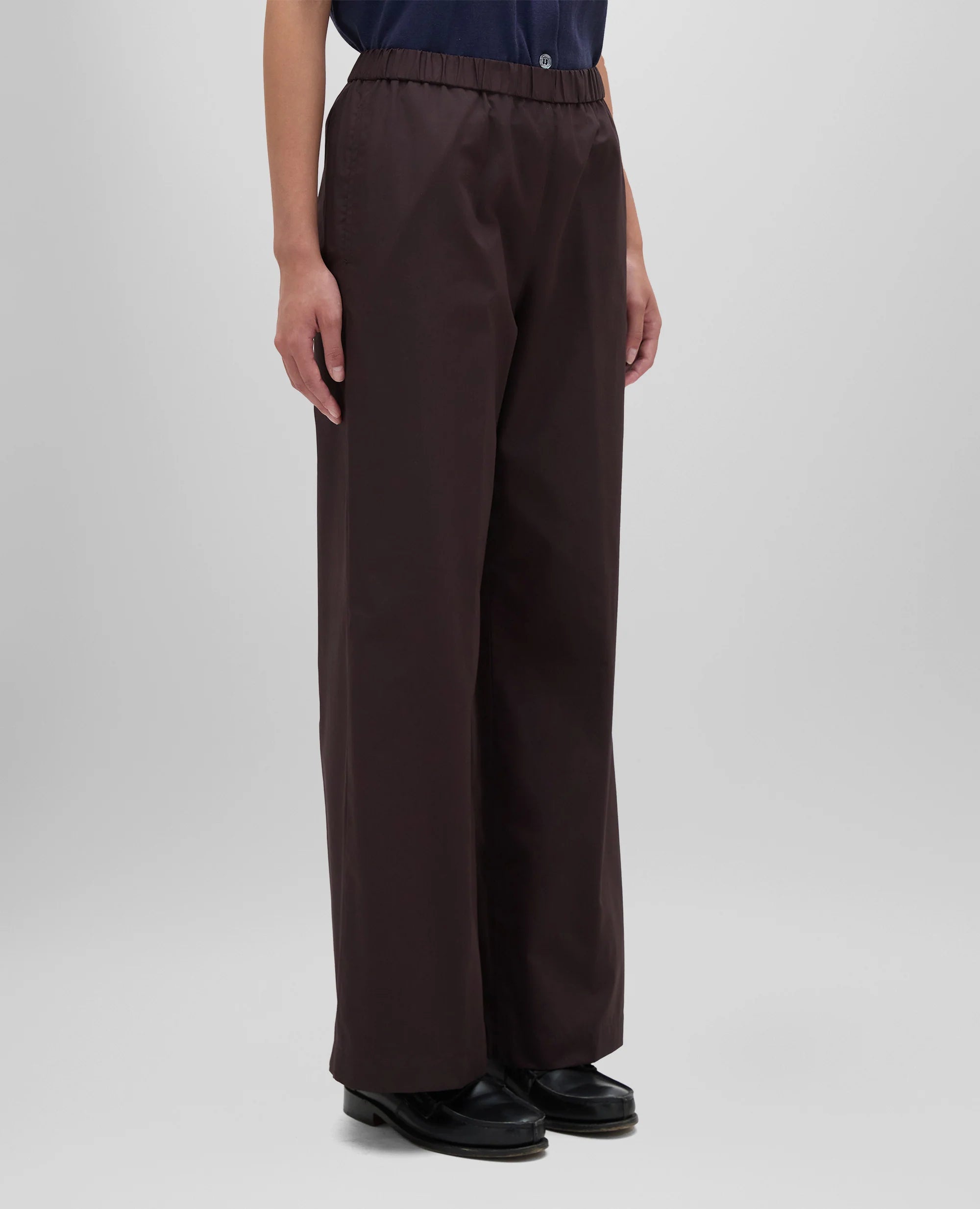 Aspesi Pantalone in Popeline di Cotone Donna 0128 Marrone