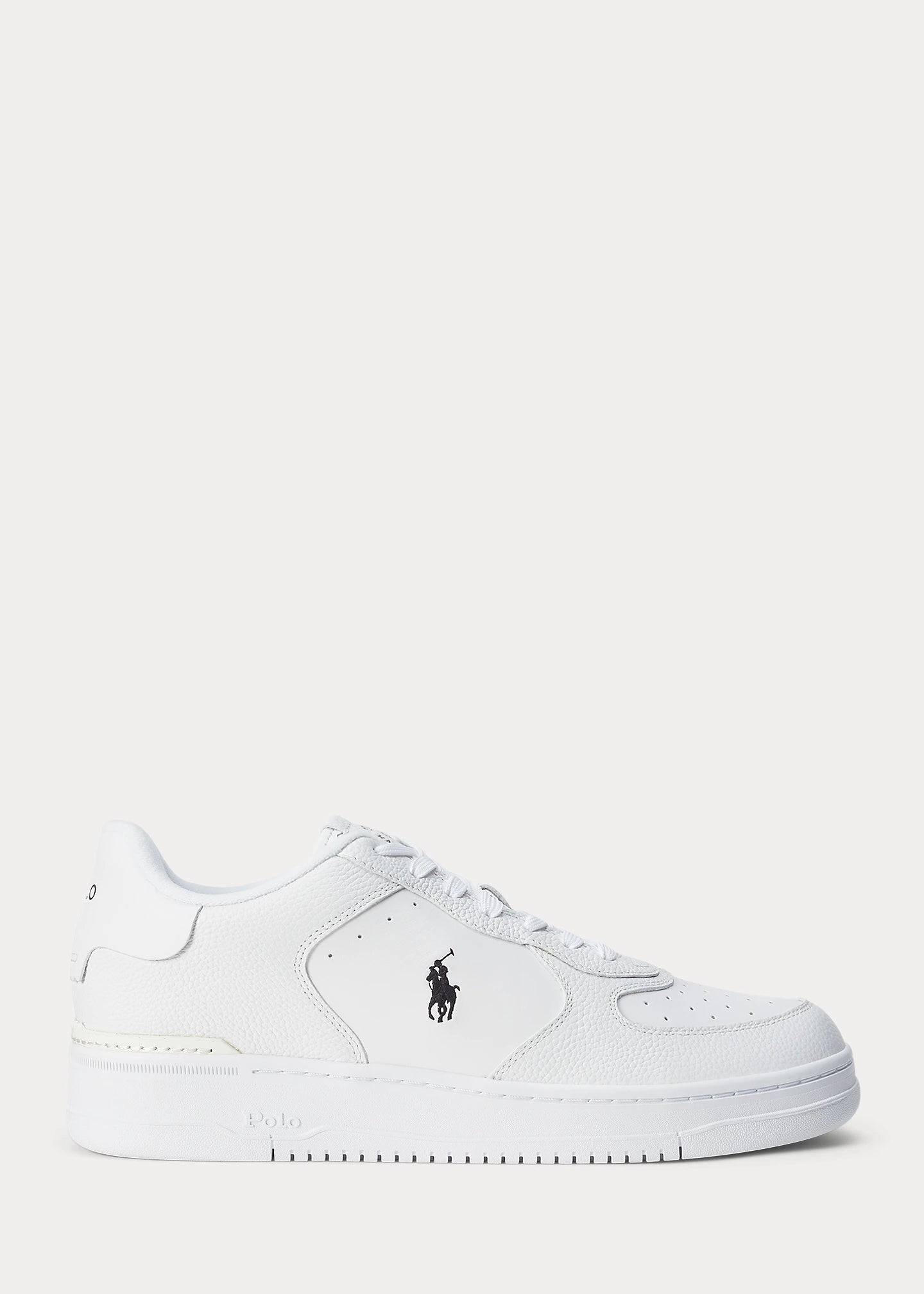 Polo Ralph Lauren Sneakers in Pelle Uomo Masters Bianco