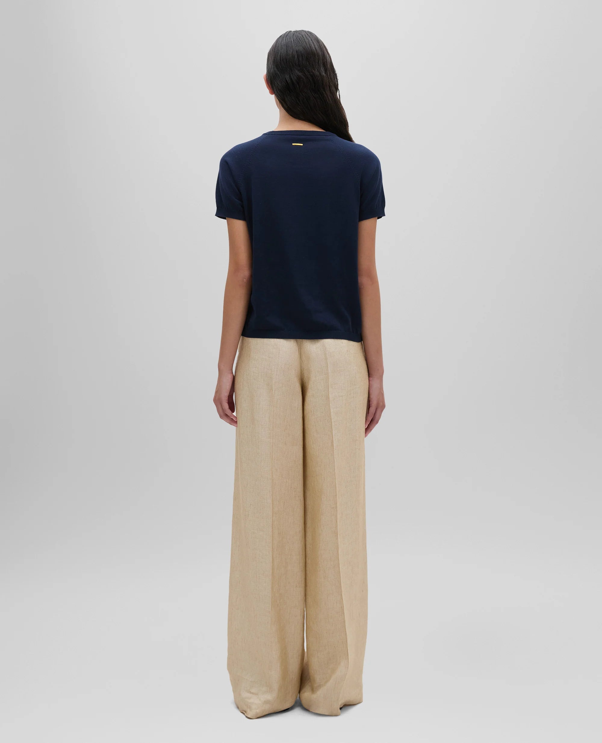 Aspesi T-Shirt in Cotone Donna 3614 Blu Navy