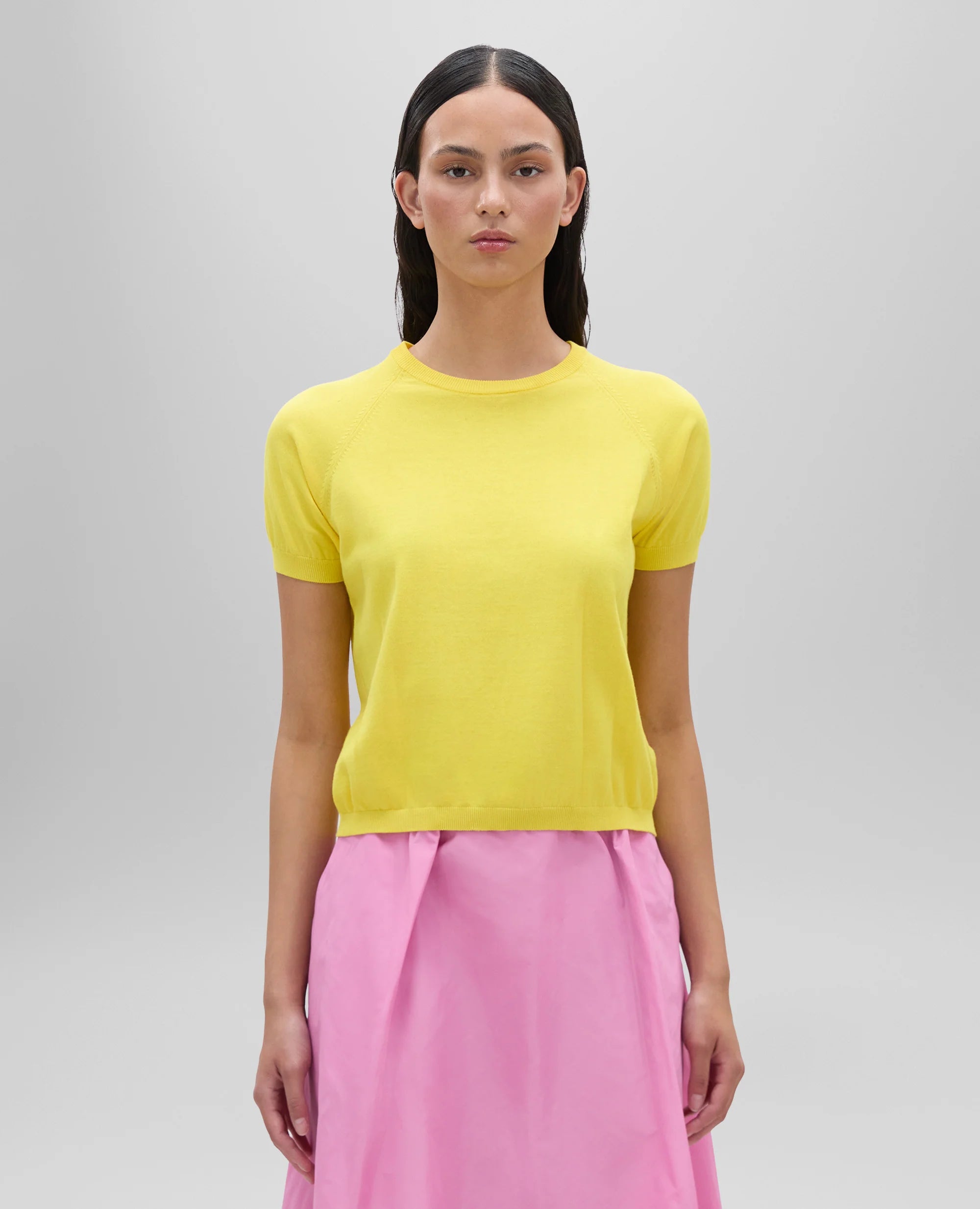 Aspesi T-Shirt in Cotone Donna 3614 Giallo