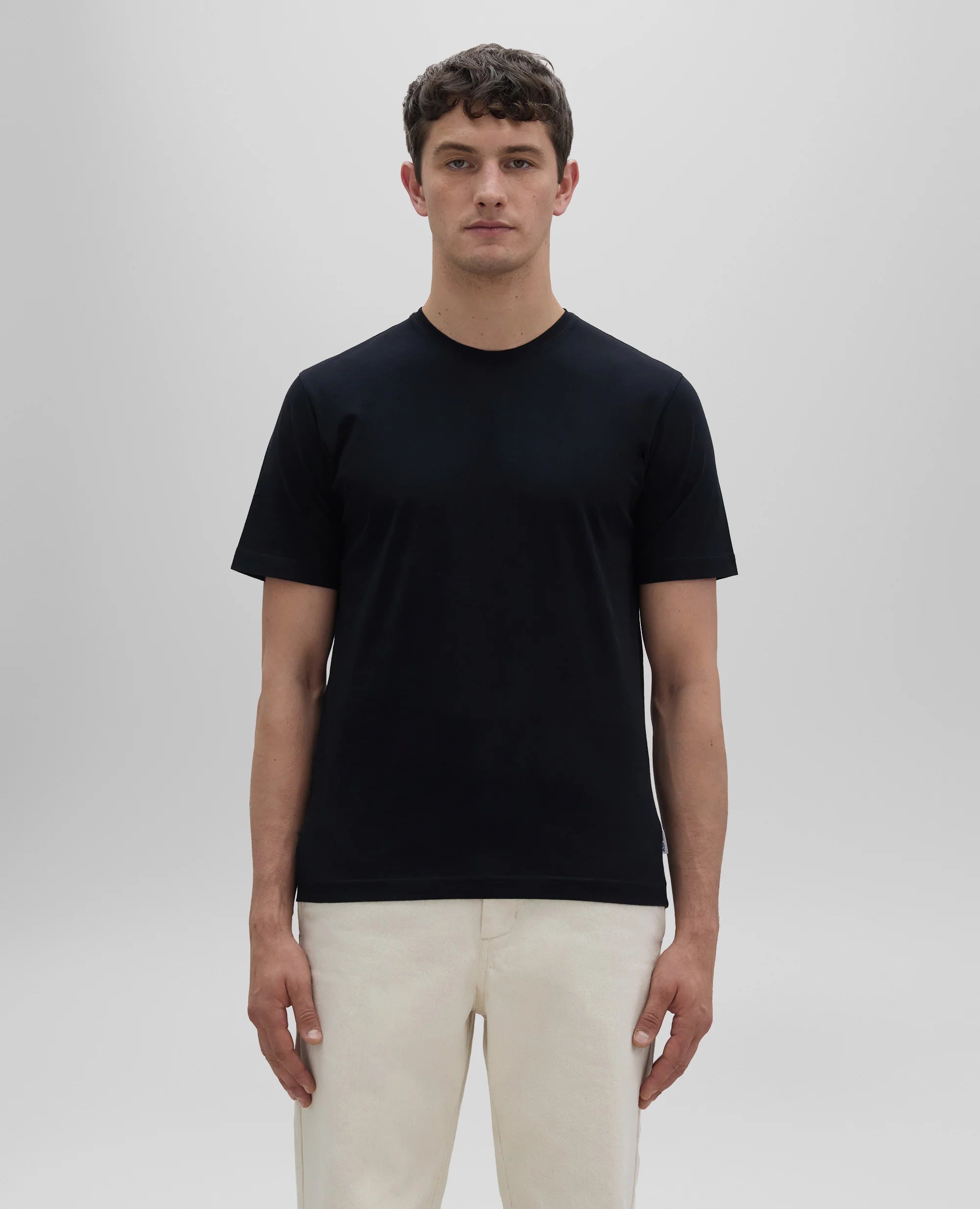 Aspesi T-Shirt in Jersey di Cotone Uomo Nero