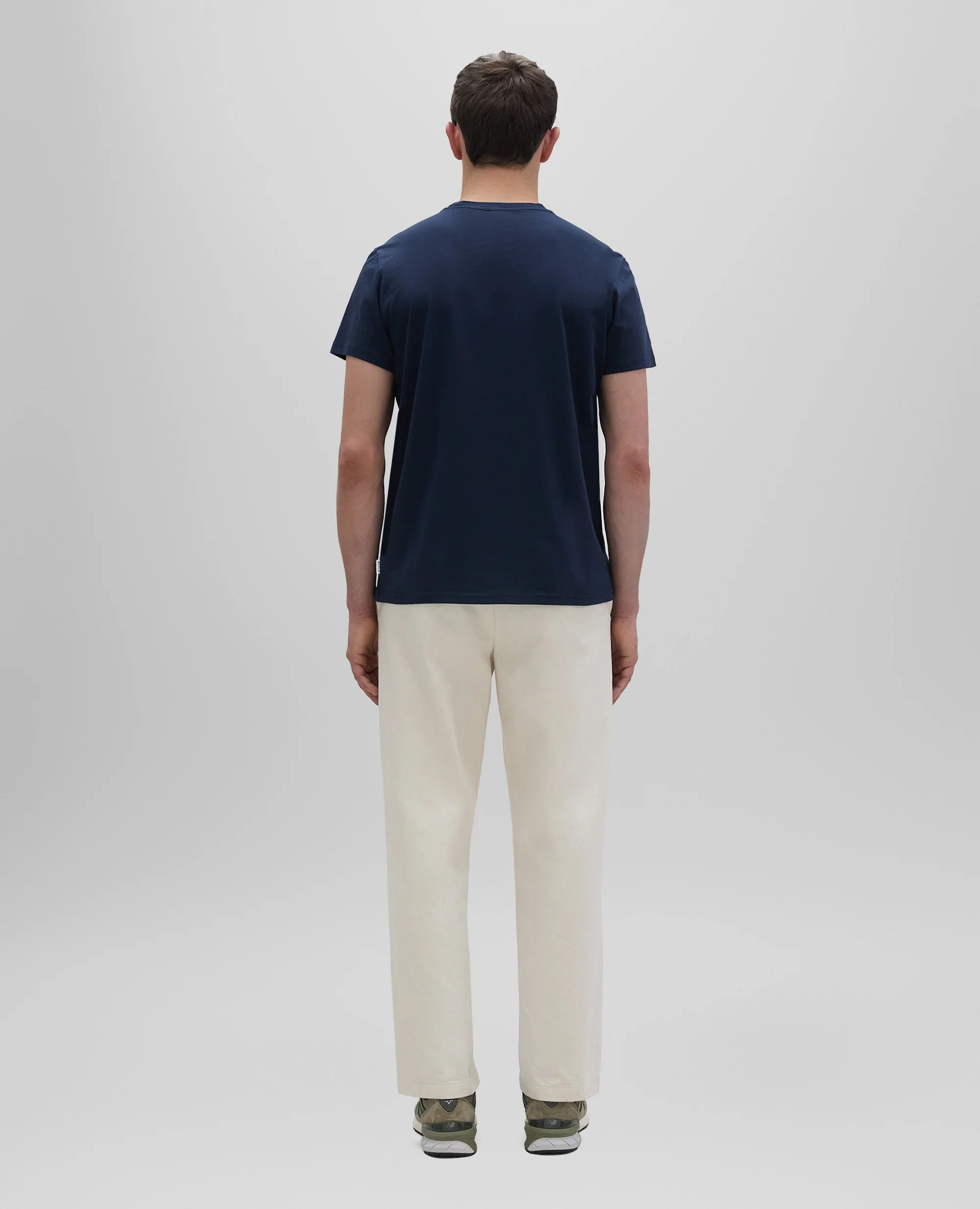 Aspesi T-Shirt in Jersey di Cotone Uomo Silenzio Blu Navy