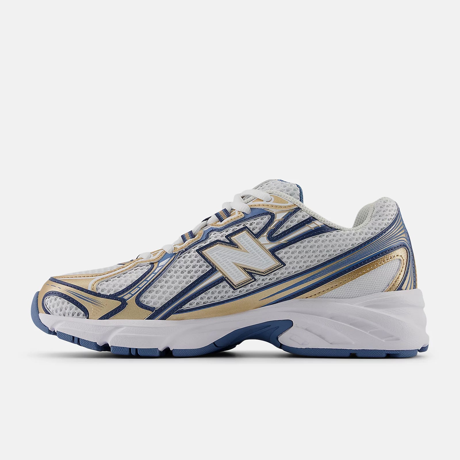 New Balance Sneakers Donna U740HB2 Heron Blu e Gold Metallic