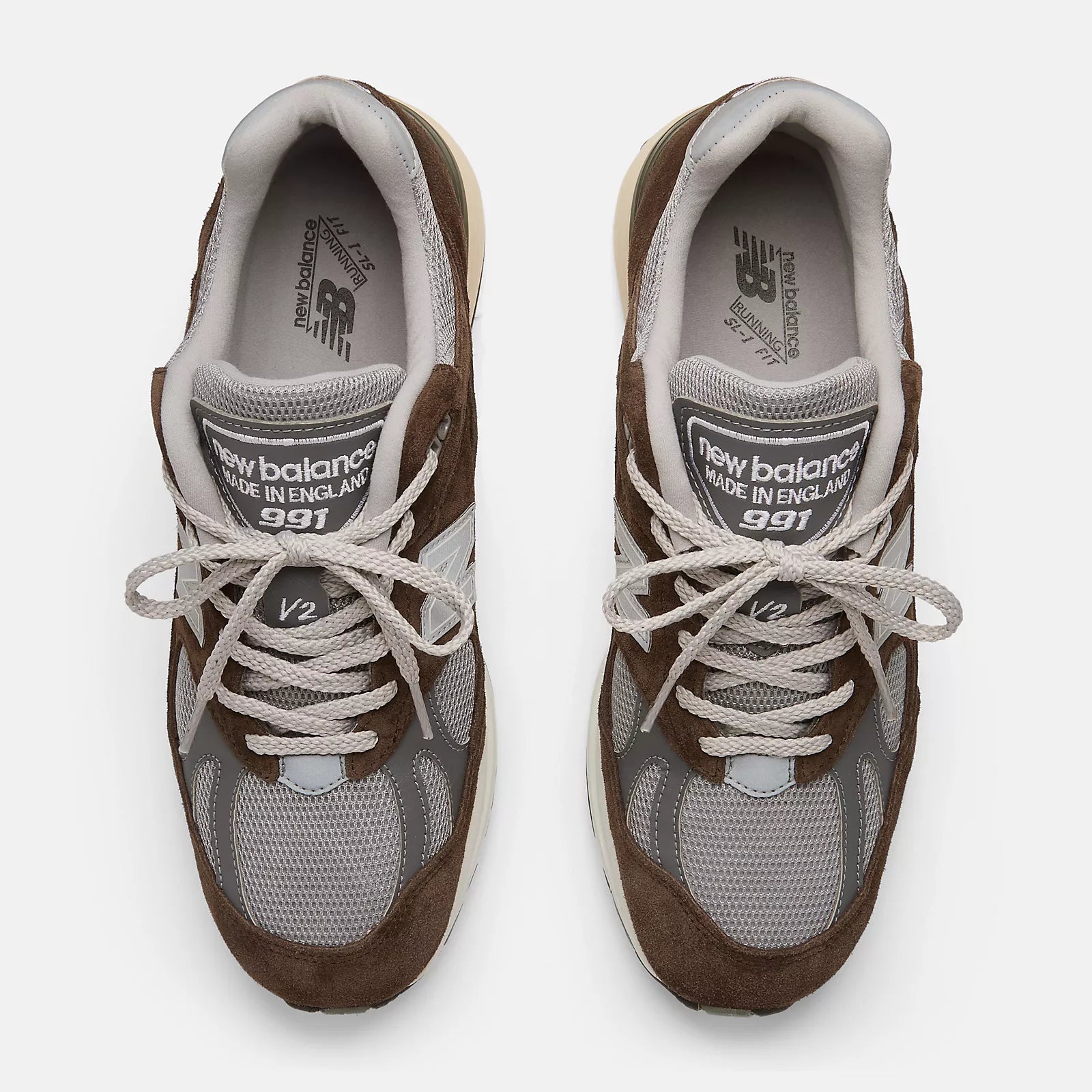 New Balance Sneakers Made in UK U991V2 Unisex Slade Black e Smoked Pearl