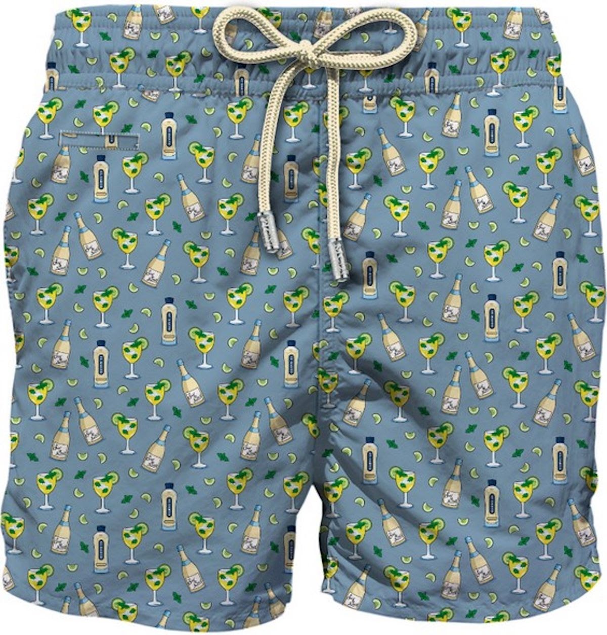 MC2 Saint Barth Costume a Pantaloncino Uomo Lighting Micro Fantasy Hugo Night Azzurro