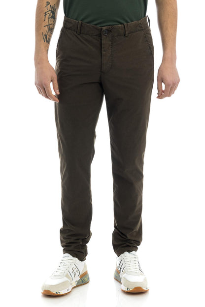 RRD Pantalone Techno Wash Chino Uomo Verde