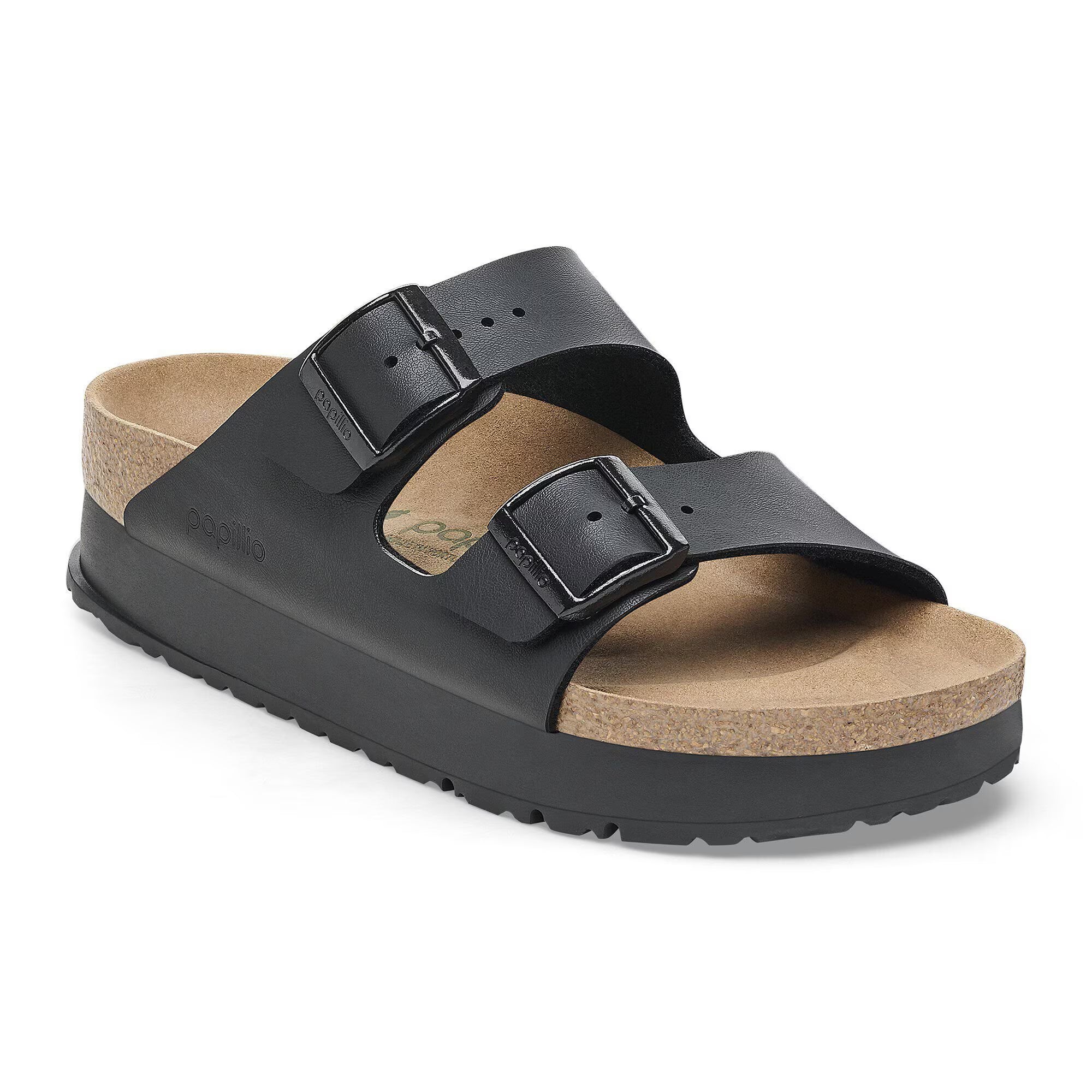 Birkenstock Sandalo Papillio Arizona Pap Flex Platform Donna Nero