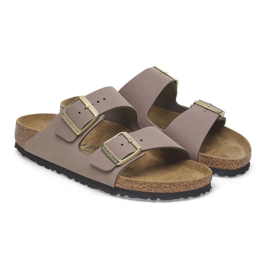 Birkenstock Sandalo in Pelle Arizona Donna Faded Purple