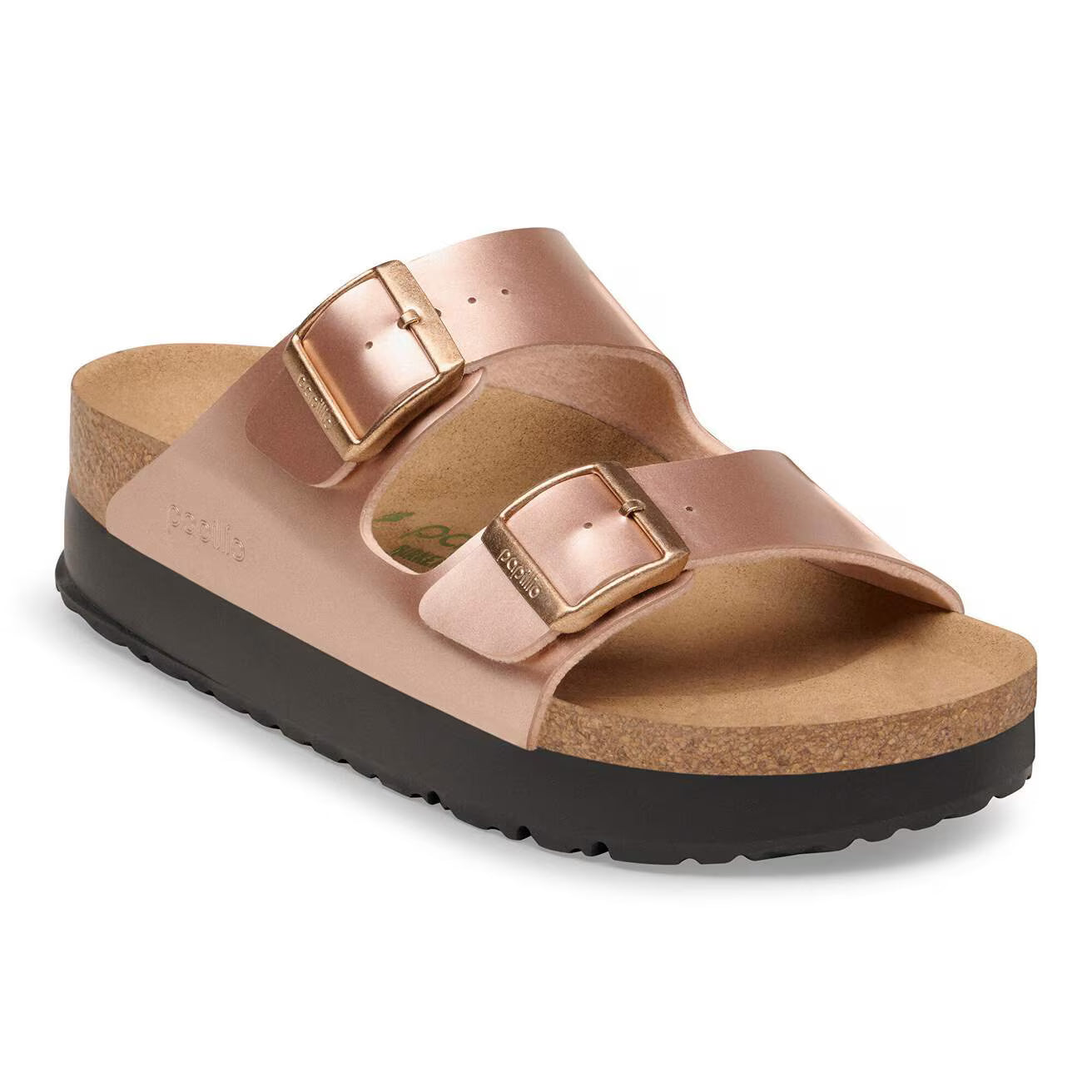 Birkenstock Sandalo Papillio Arizona Pap Flex Platform Donna Electric Metallic Copper