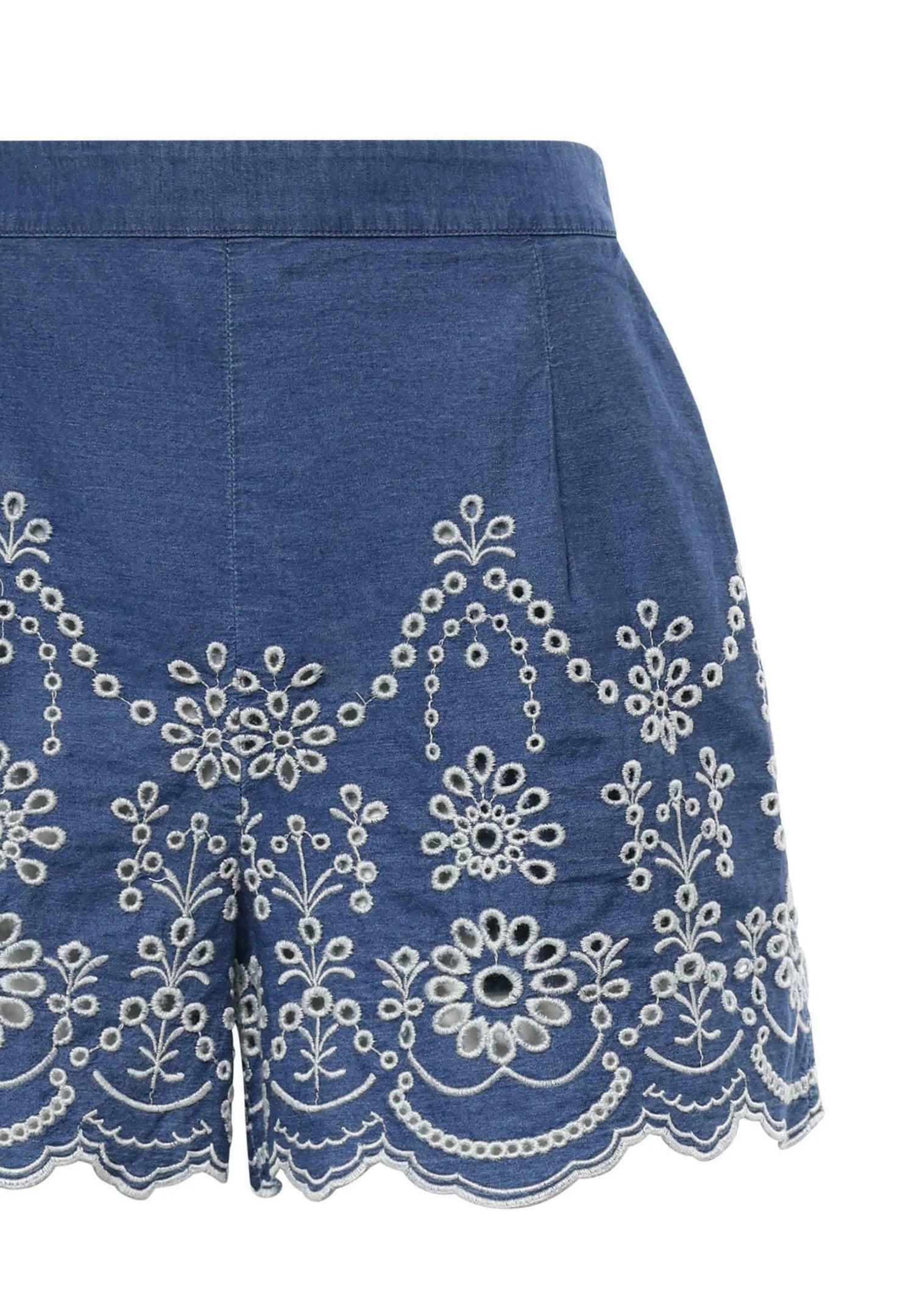 MC2 Saint Barth Short in Chambray Amani Donna Blu Denim