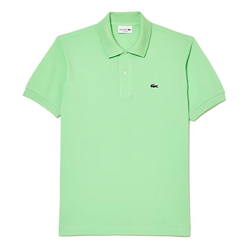 Lacoste Polo Manica Corta in Cotone L 12.12 Uomo Verde Menta