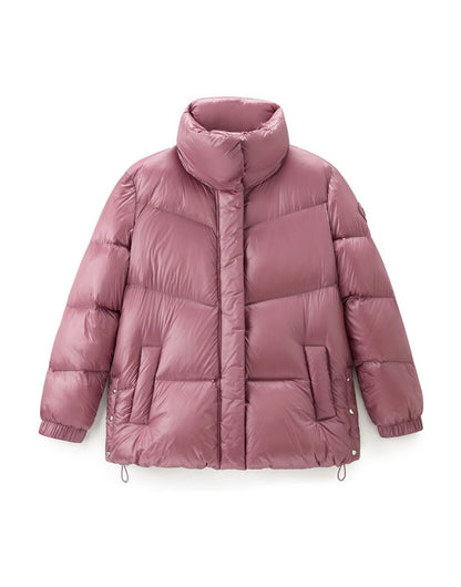 Woolrich Piumino Donna Aliquippa Puffer Jacket Rosa Amethyst