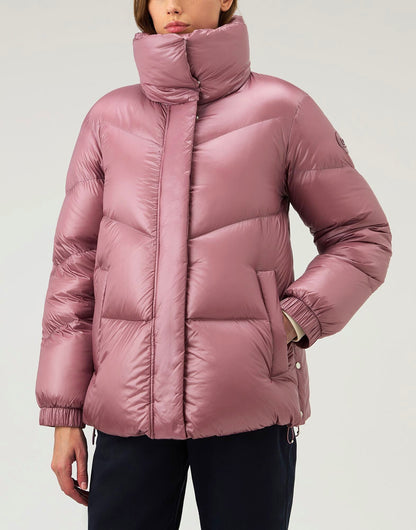 Woolrich Piumino Donna Aliquippa Puffer Jacket Rosa Amethyst