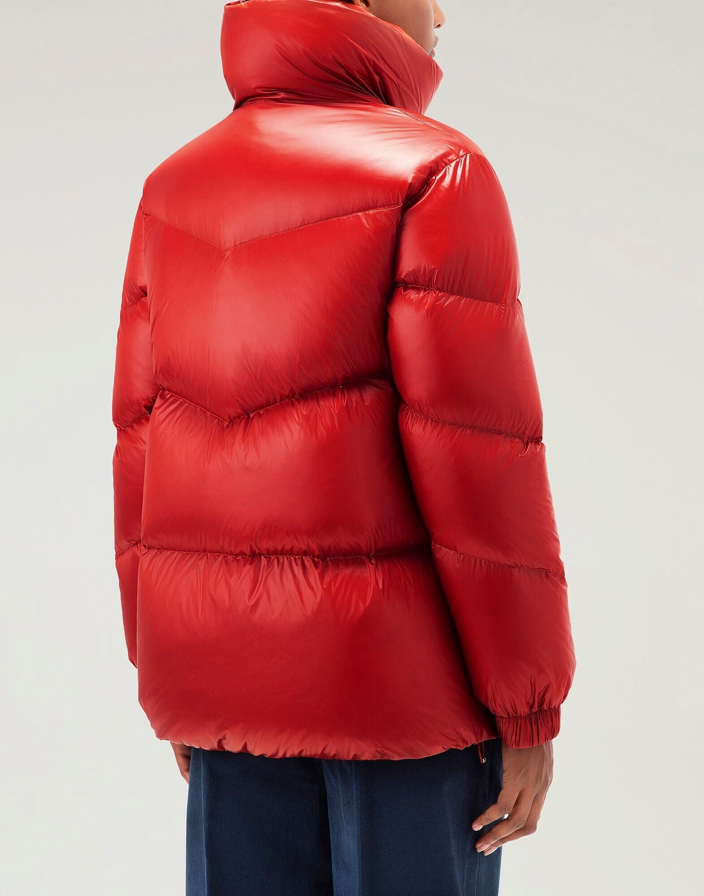 Woolrich Piumino Donna Aliquippa Puffer Jacket Red Ochre