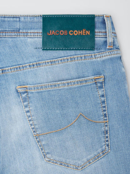 Jacob Cohën Jeans Nick Slim Fit Uomo Blu Chiaro