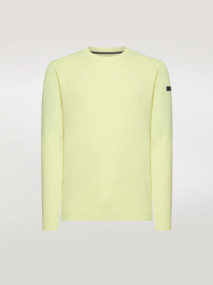 RRD Maglia Girocollo in Viscosa Uomo Giallo