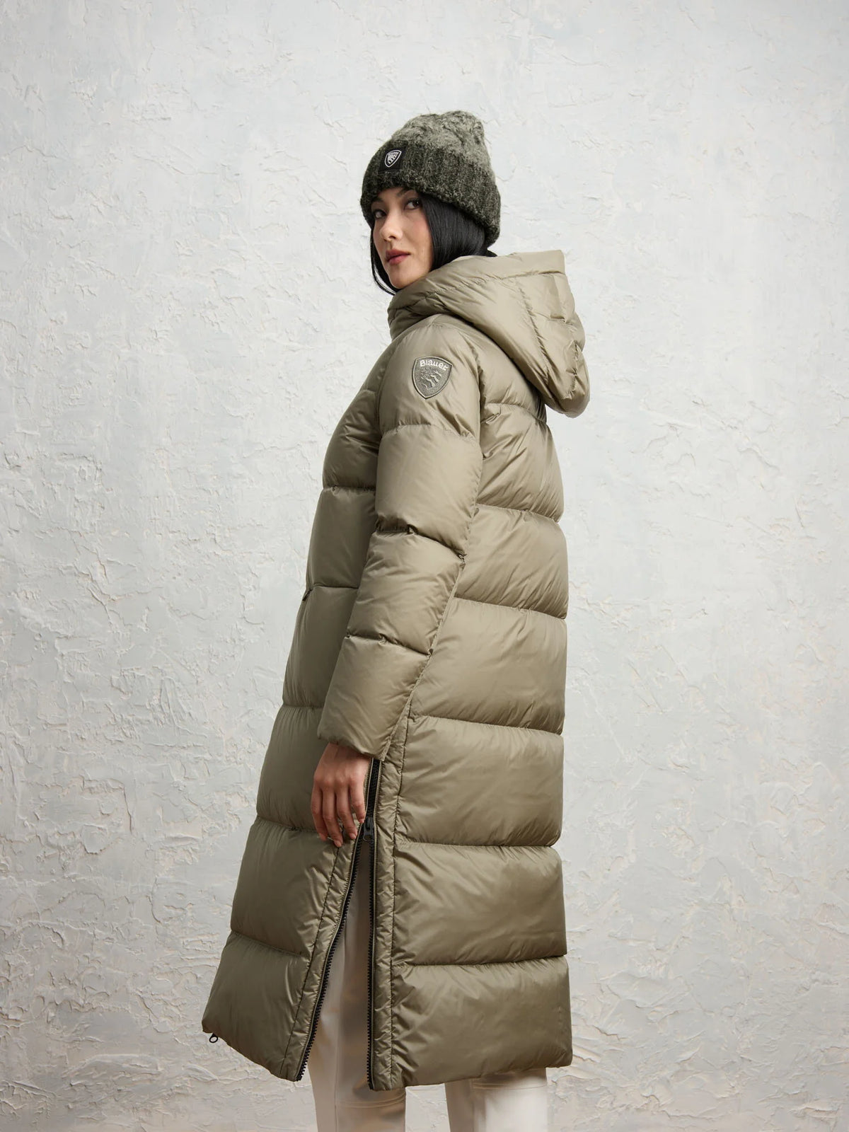Blauer Piumino Lungo Donna Celia Verde