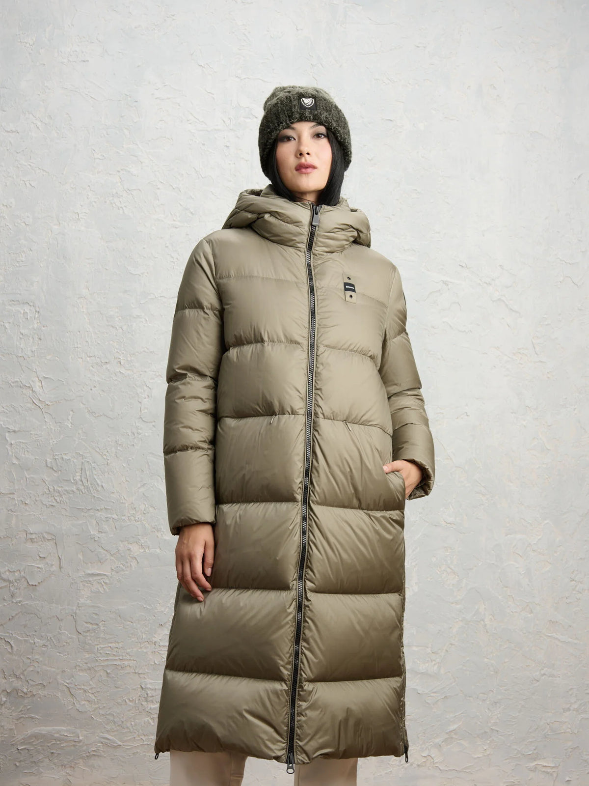 Blauer Piumino Lungo Donna Celia Verde