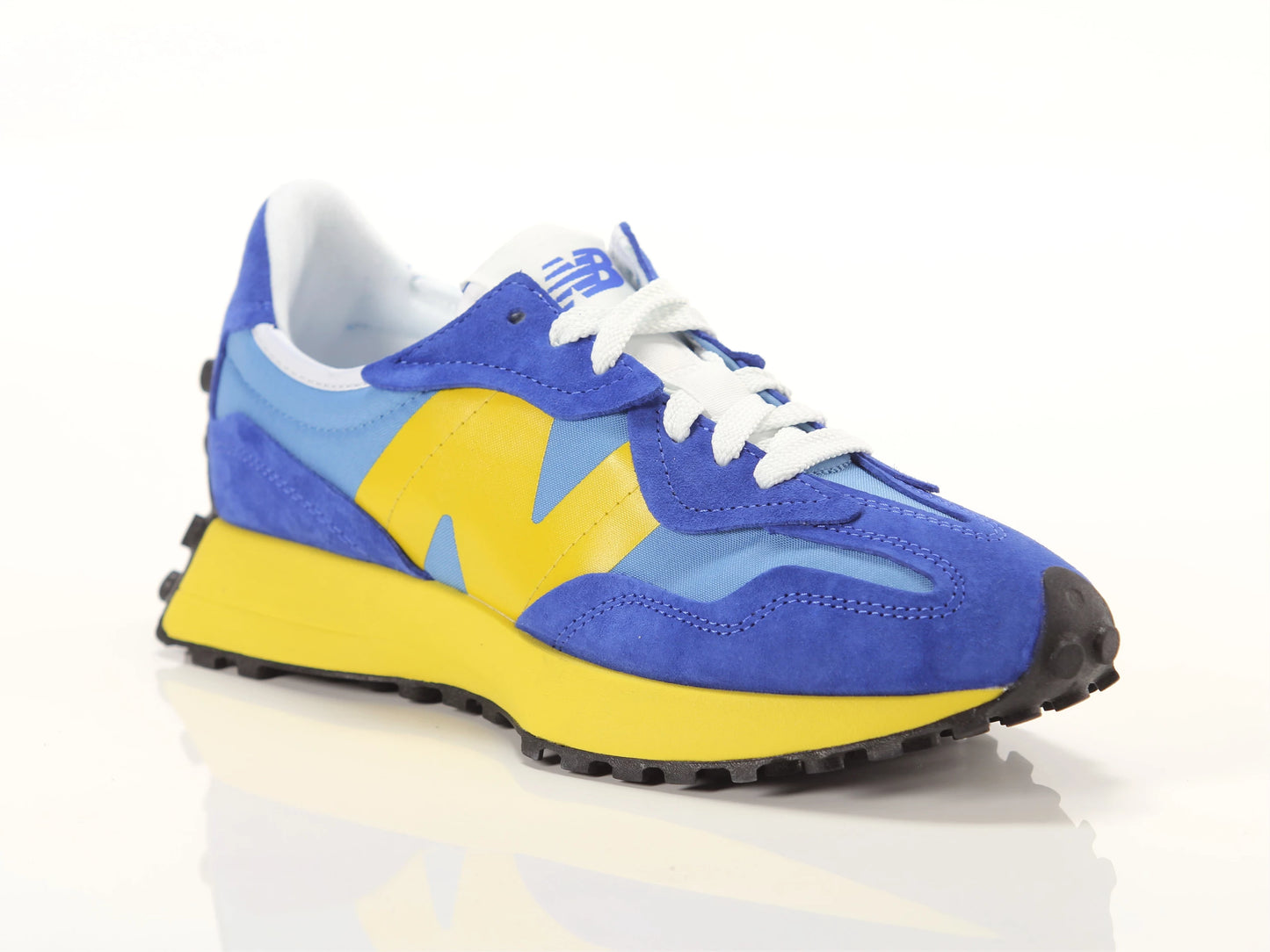 New Balance Sneakers in Pelle e Nylon Uomo U327WEH Azzurro