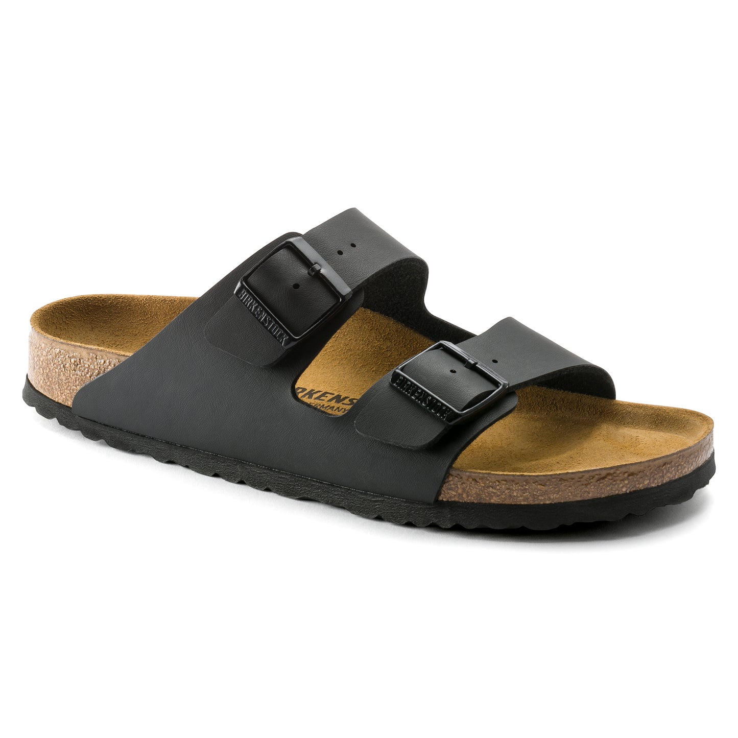 Birkenstock Sandalo in Birko-Flor Arizona Unisex Nero