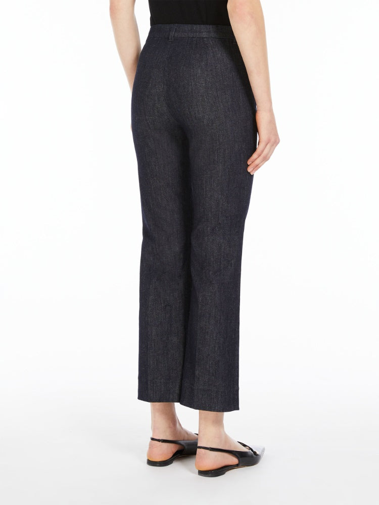 'S Max Mara Pantalone in Denim Alan Donna Blu