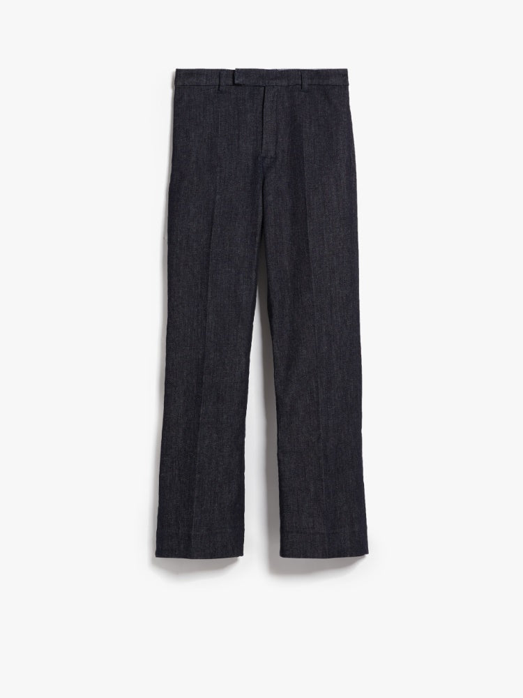 'S Max Mara Pantalone in Denim Alan Donna Blu