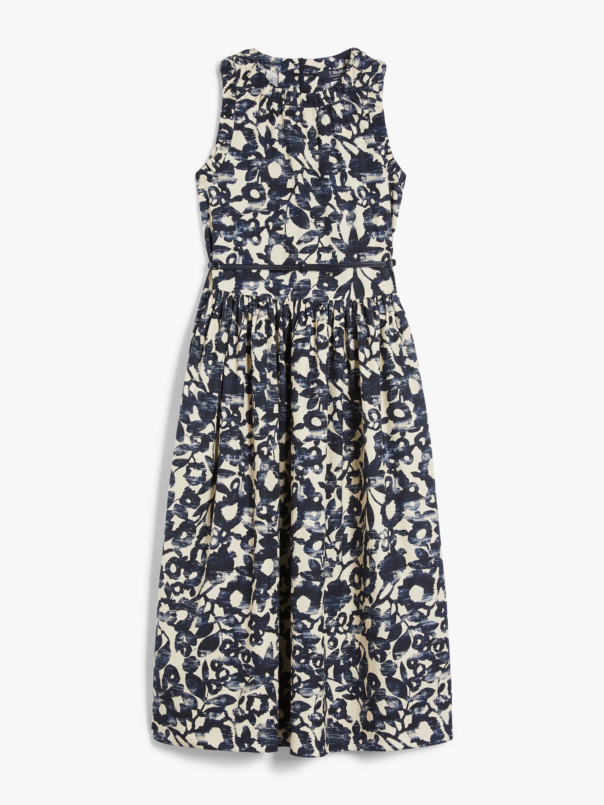 Max Mara Abito Lungo in Cotone Donna Marlena Ecru