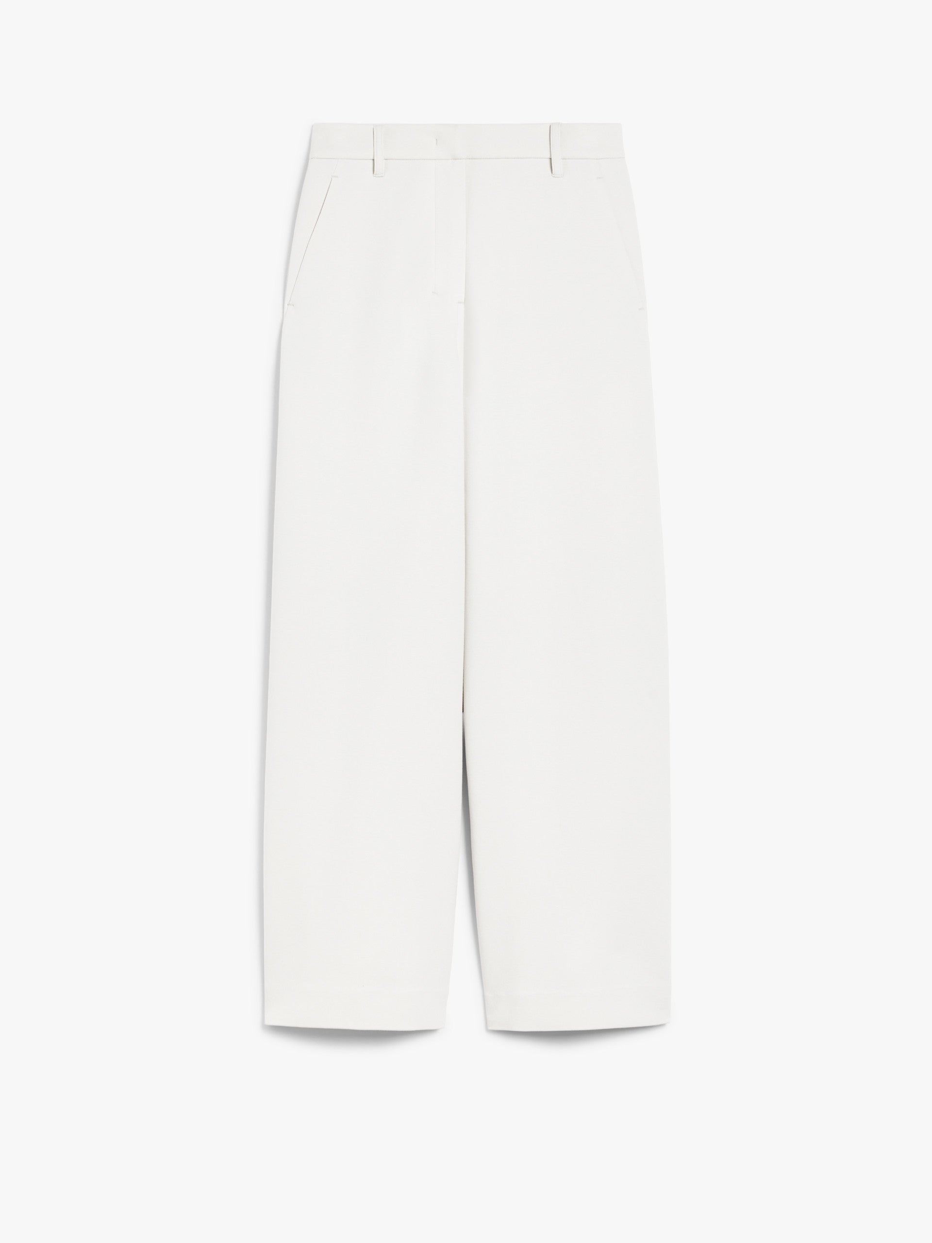 Max Mara Pantalone in Scuba Donna Caucaso Ecru