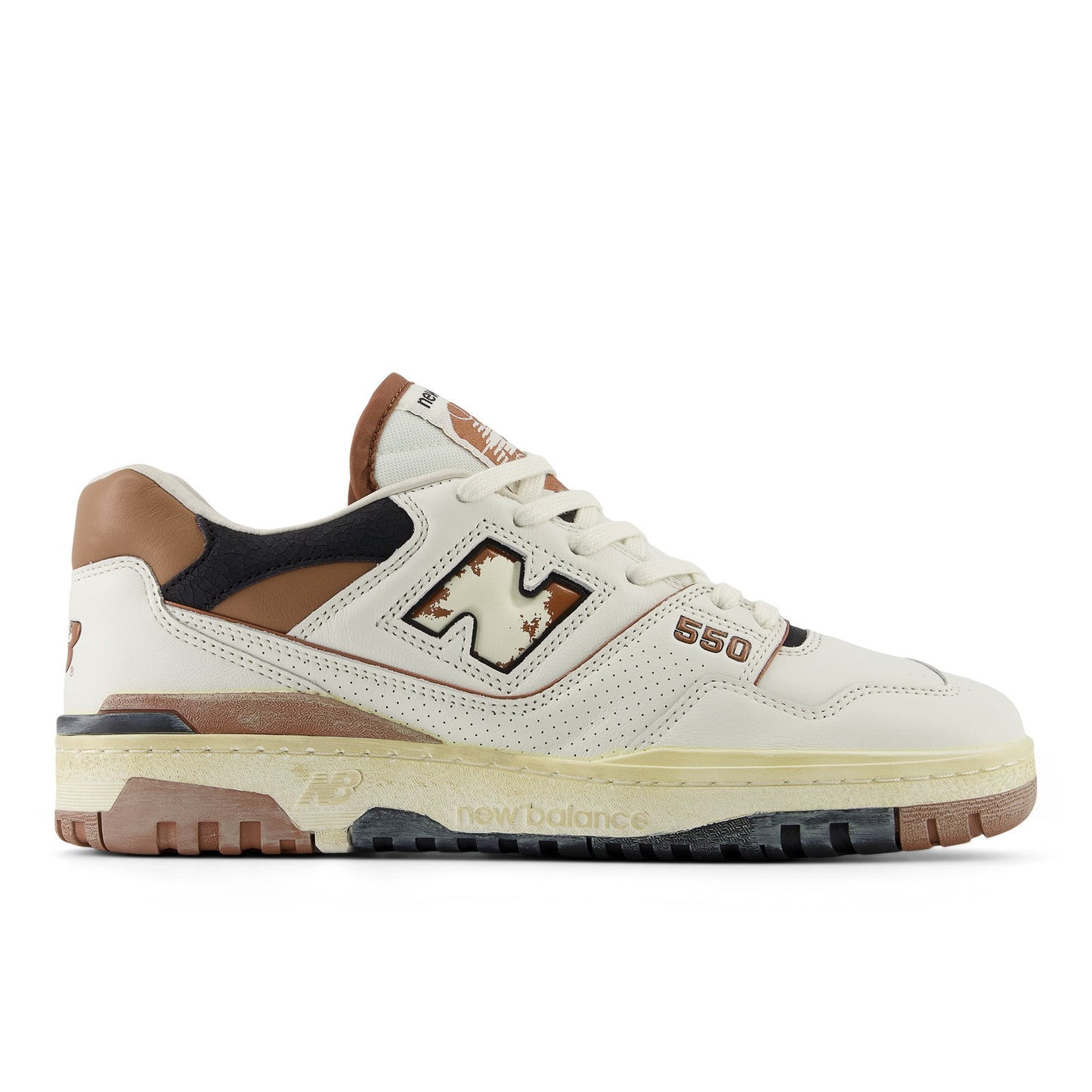 New Balance Sneakers in Pelle Uomo BB550VGC Bianco