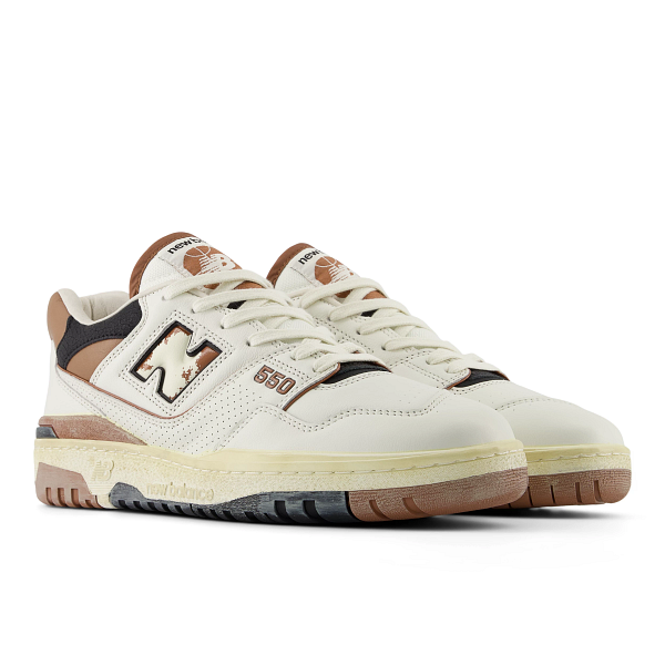 New Balance Sneakers in Pelle Uomo BB550VGC Bianco