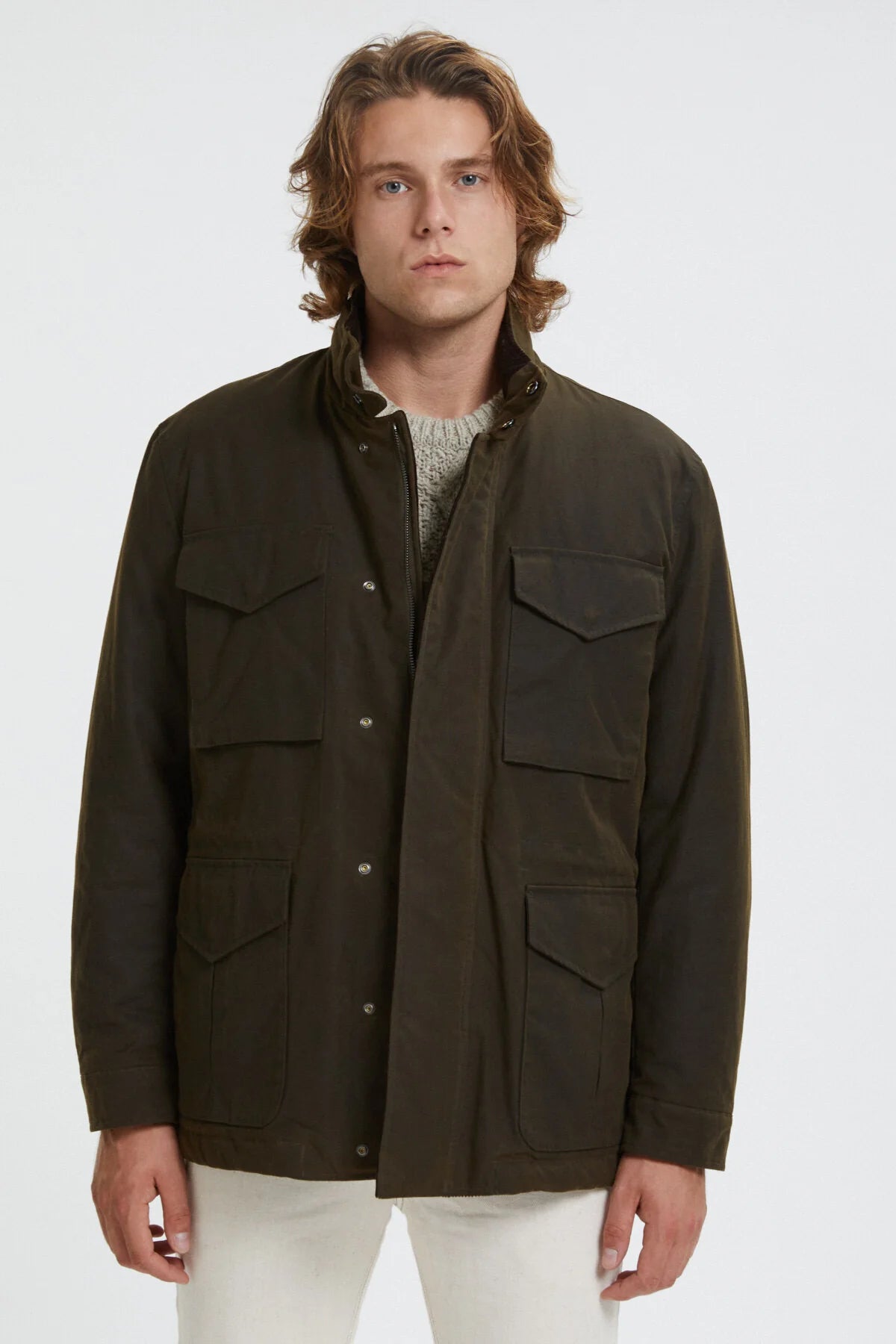 Baracuta Giacca Cerata Field Uomo Deep Moss