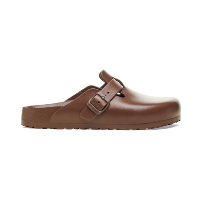 Birkenstock Sandalo in Plastica Boston Uomo Marrone