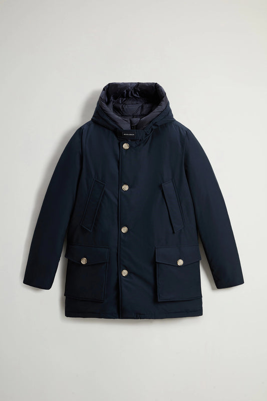 Woolrich Parka Uomo Arctic Parka Melton Blue