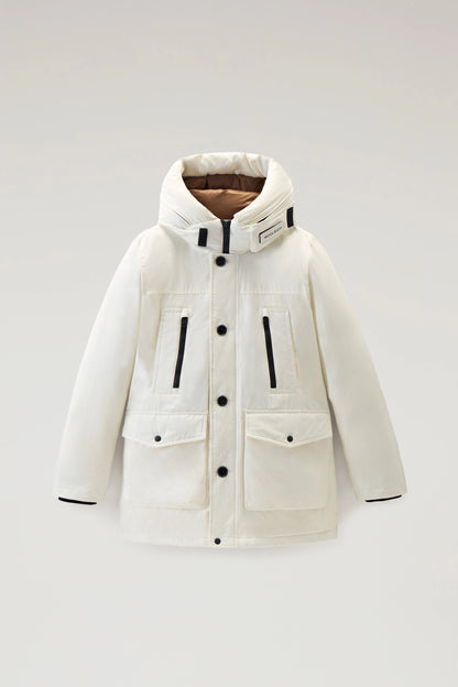 Woolrich Parka Uomo Ramar Arctic Parka Bianco Artico