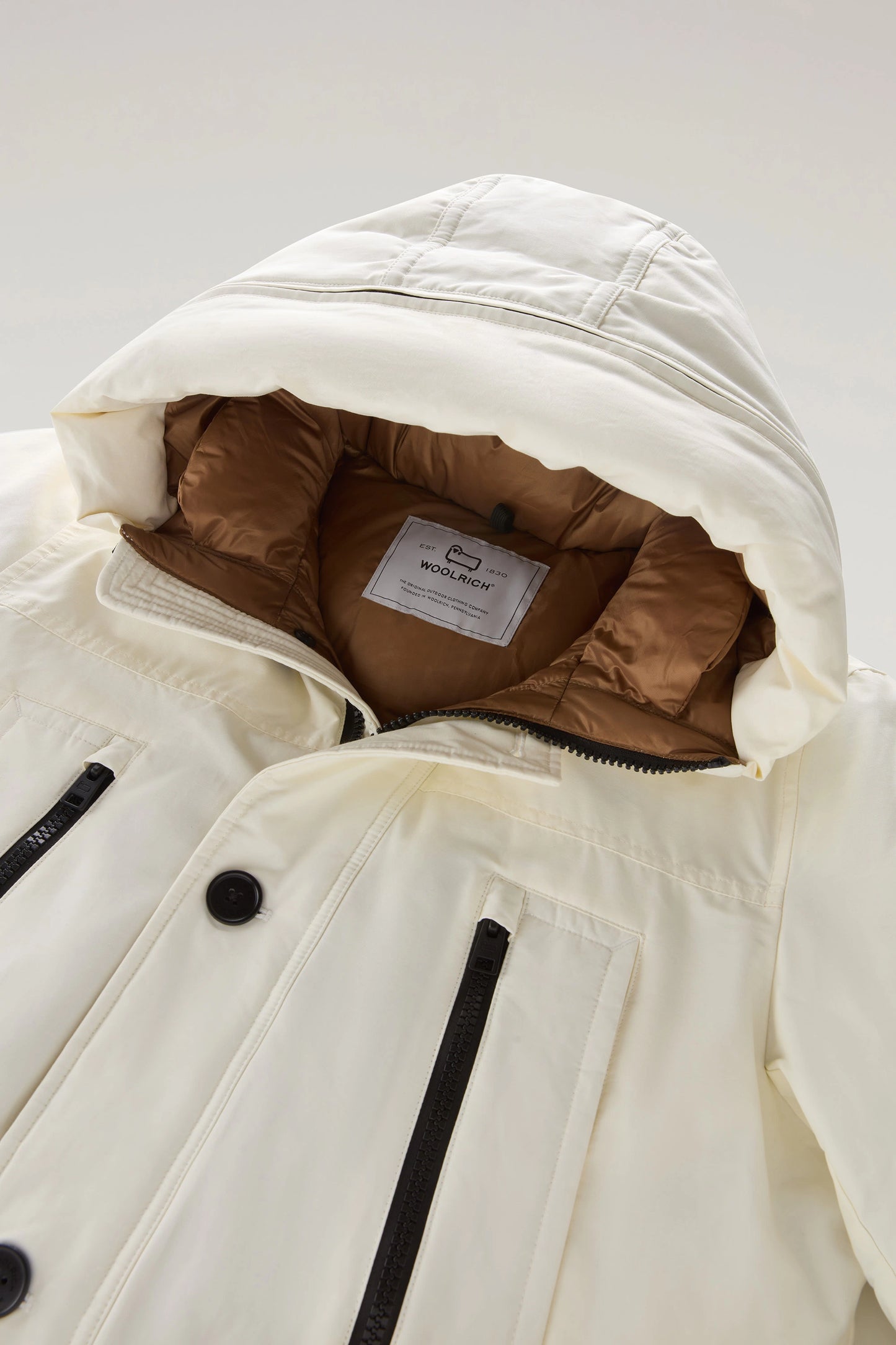 Woolrich Parka Uomo Ramar Arctic Parka Bianco Artico