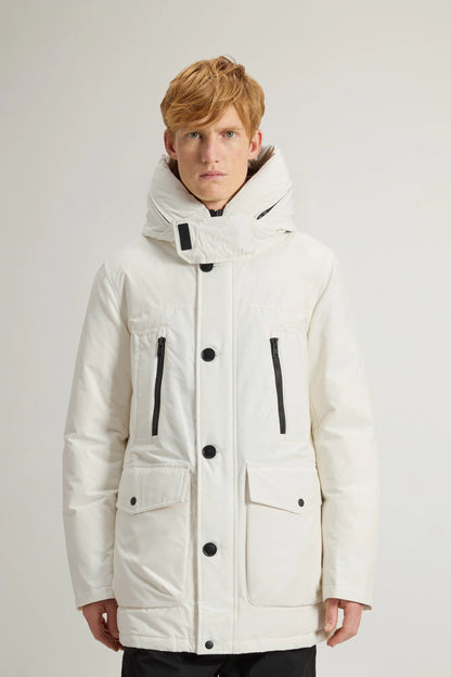 Woolrich Parka Uomo Ramar Arctic Parka Bianco Artico