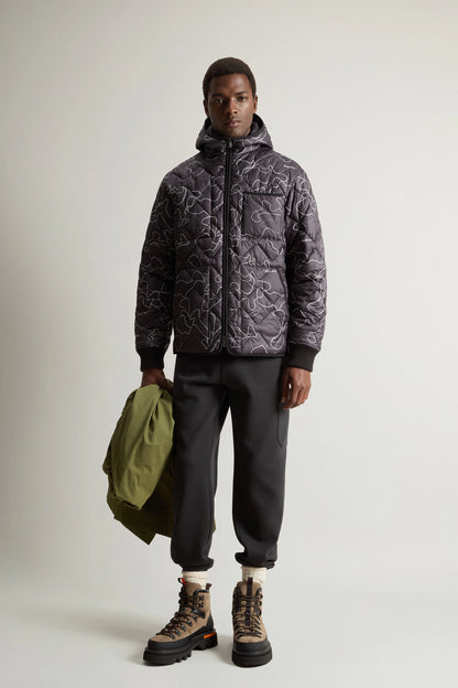 Woolrich Parka Uomo Peached Cotton 3 in 1 Verde