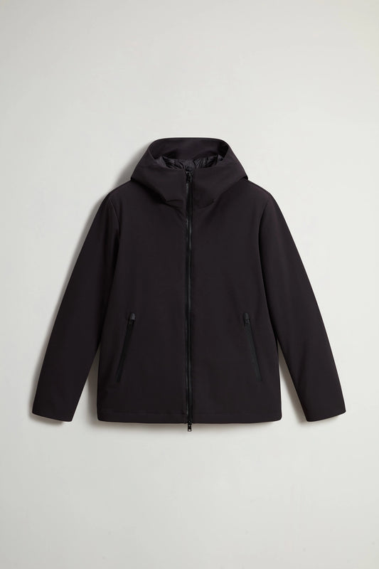 Woolrich Giacca Uomo Pacific Soft Shell Jacket Nero