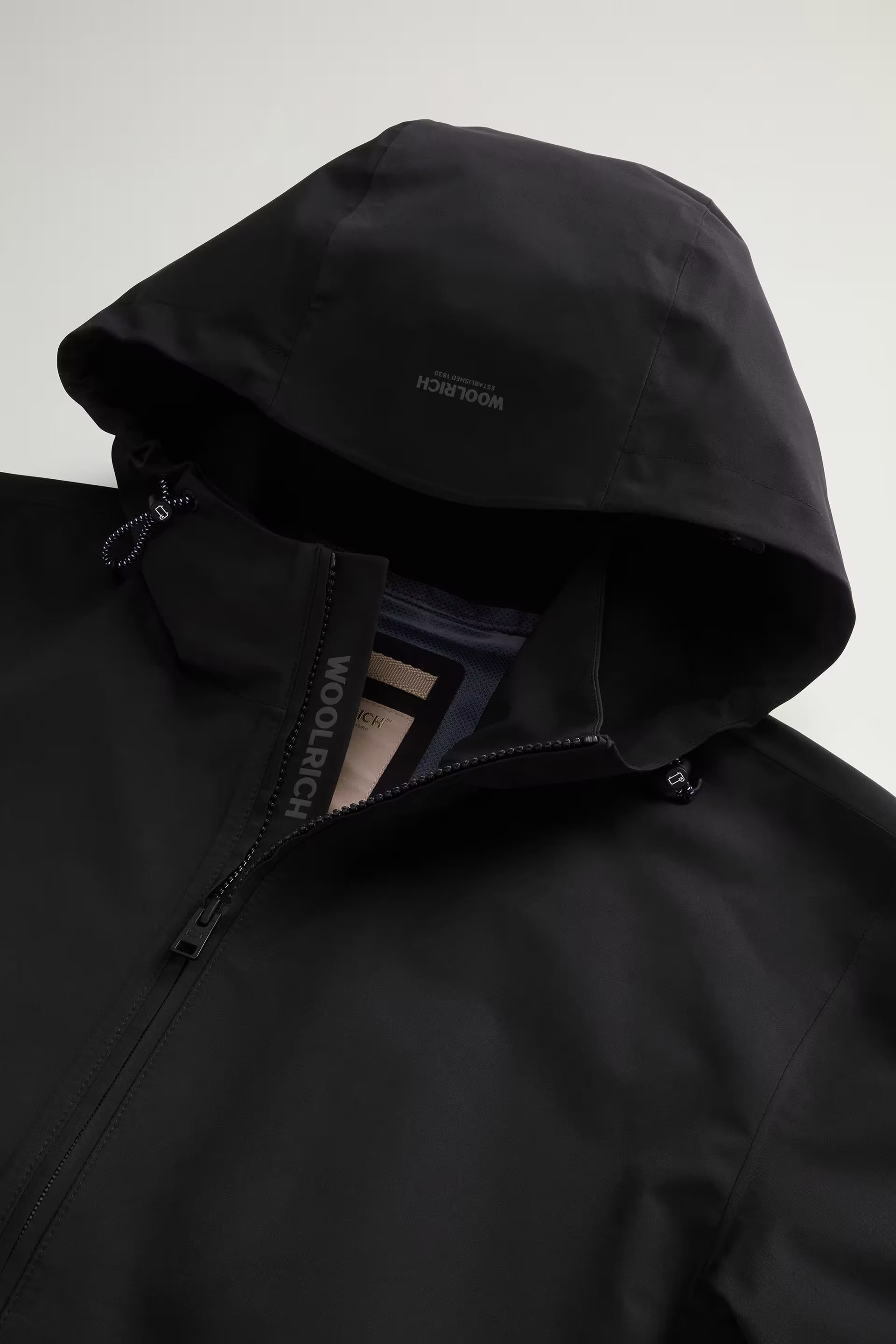 Woolrich Giacca Pacific in Tessuto a Due Strati Uomo Black