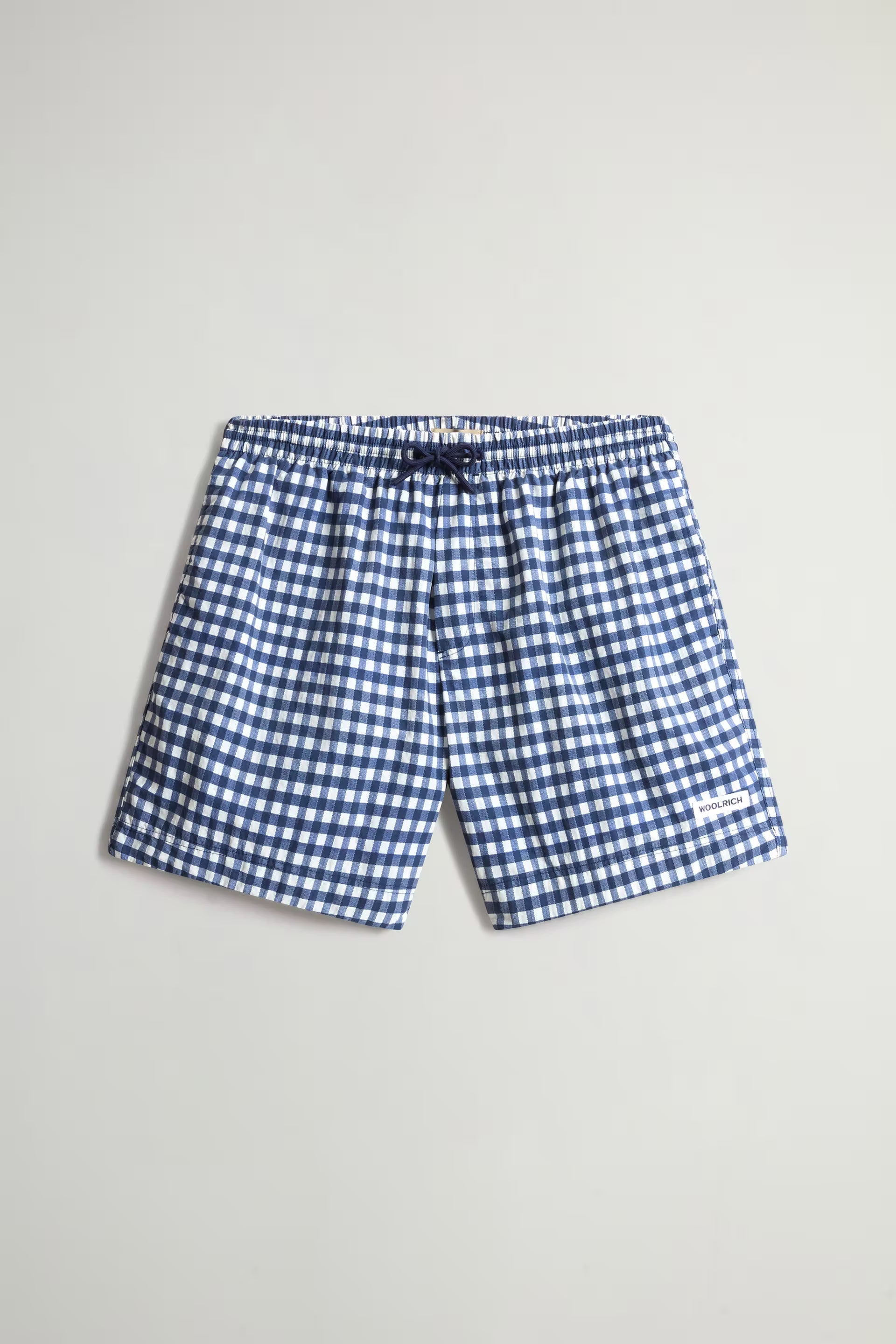 Woolrich Costume da Bagno in Nylon Uomo Scacchi Blu